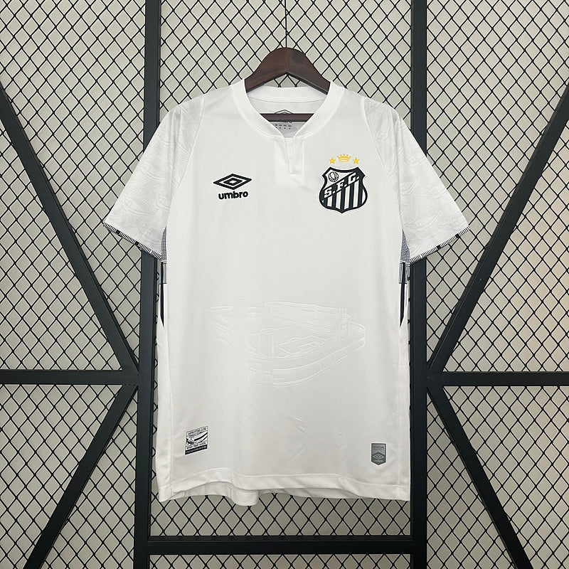 Camisa 24∕25 Santos home all sponsors