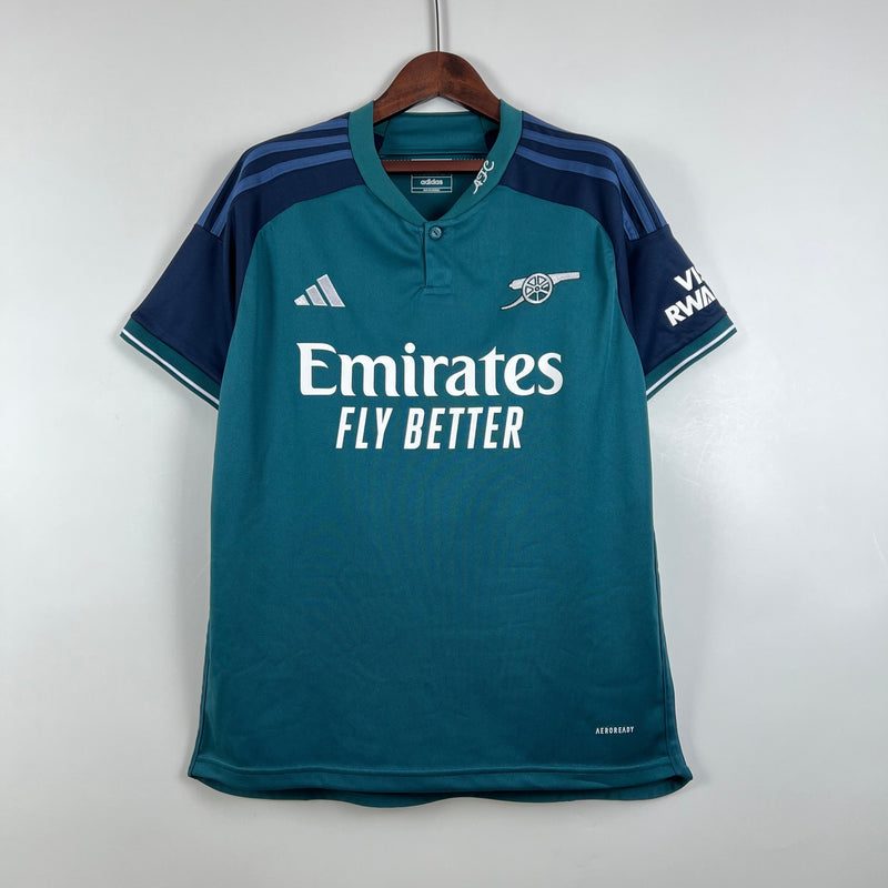 Camiseta Arsenal Third 23/24 s/n° Torcedor Masculino - Verde