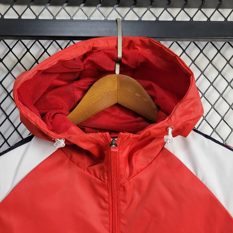 Windbreaker Benfica 24/25 - Branco e Vermelho