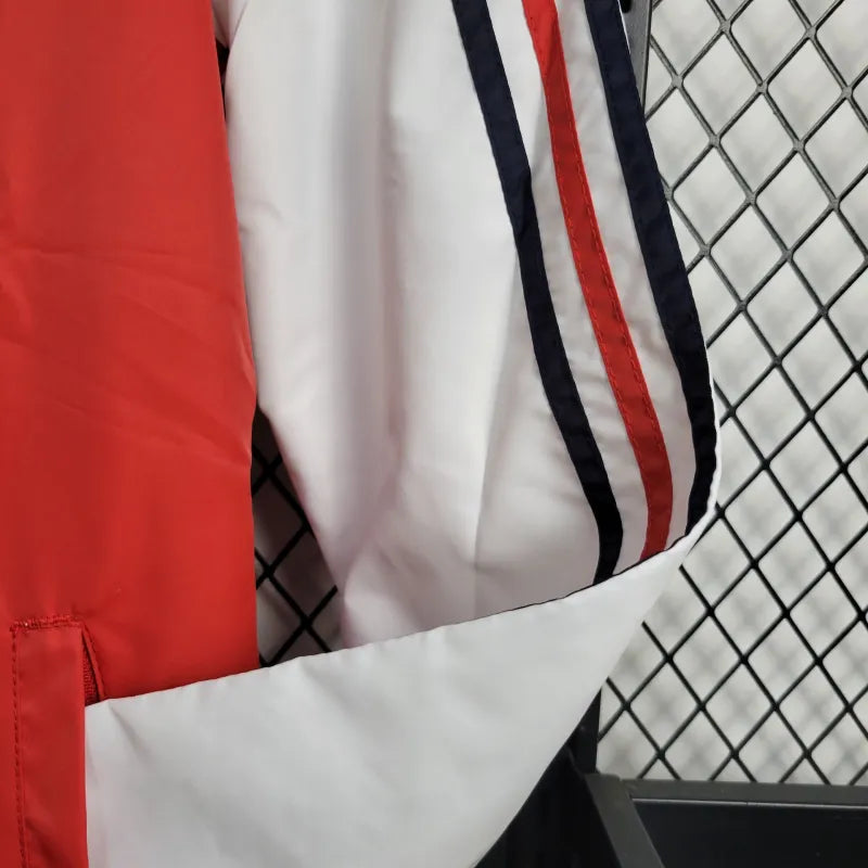 Windbreaker Benfica 24/25 - Branco e Vermelho