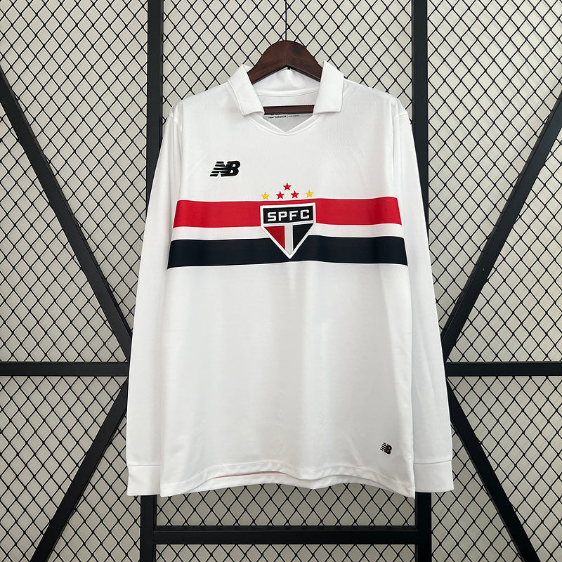 Camisa 24∕25 Long Sleeve Sao Paulo Home