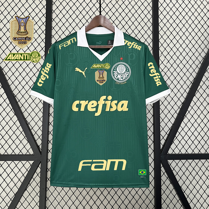 Camisola 2024∕25 Palmeiras home+All sponsors