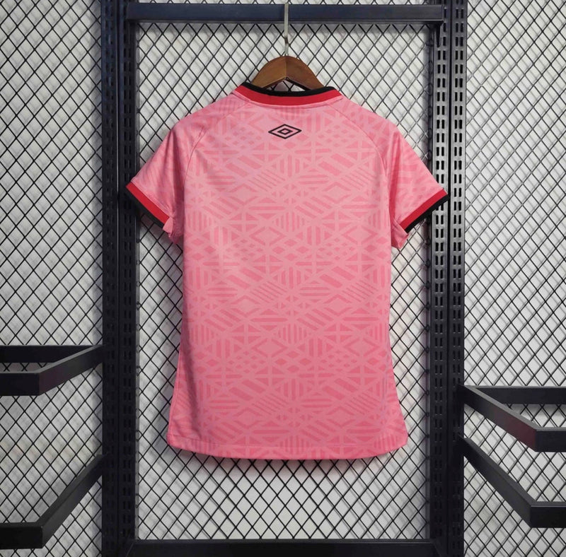 Camisola Sport 23/24 s/n° Outubro Rosa Umbro Masculina - Rosa+Preto