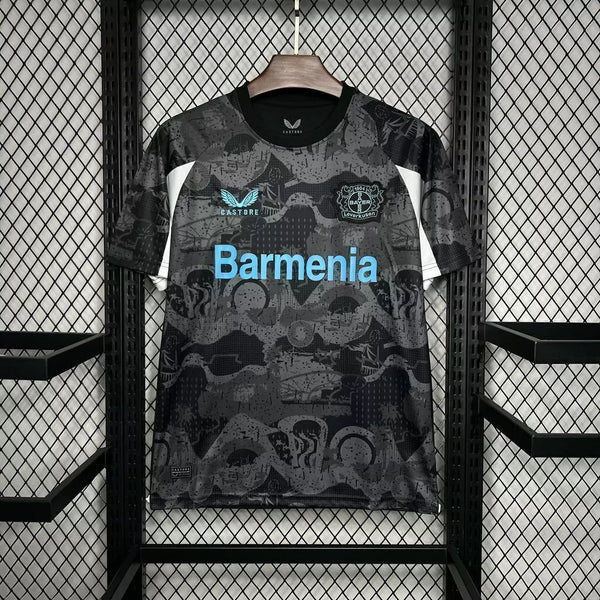 Jersey Bayer Leverkusen II 24/25 - Cinza e preto