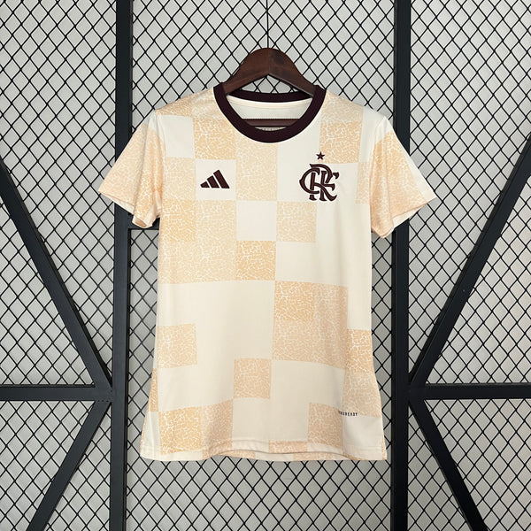 Jersey Feminina Flamengo Pré Jogo - 24/25