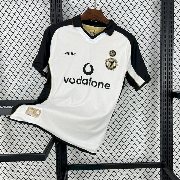 Camiseta do Manchester United  Retrô 2001/02 Centenary Reversible