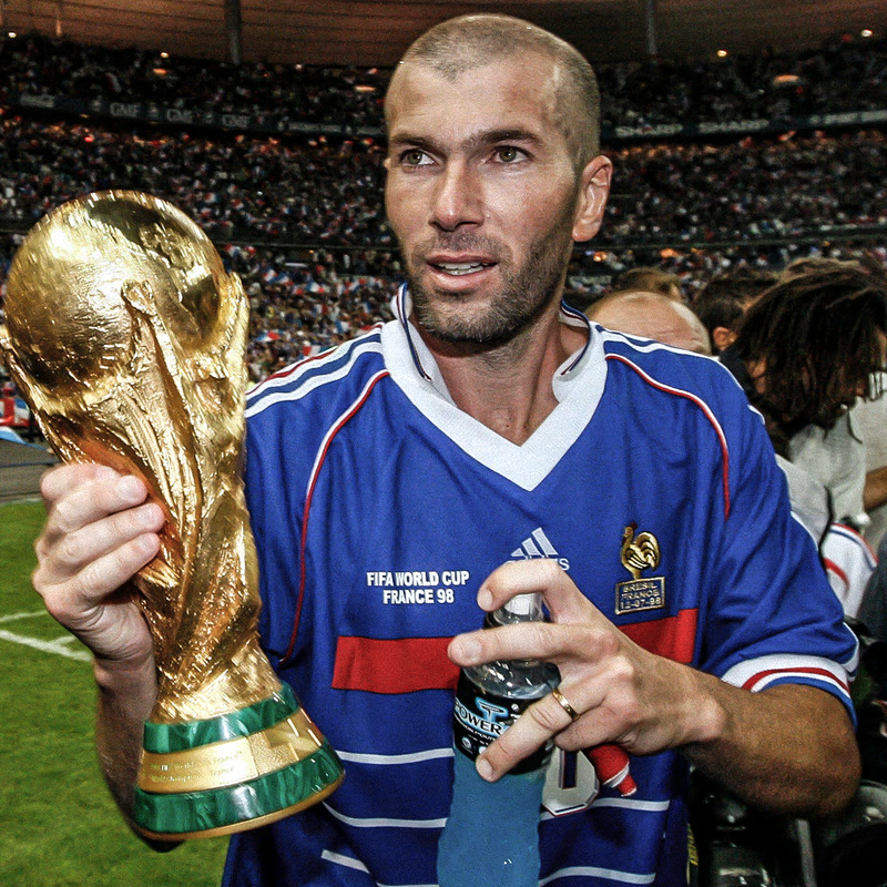 Jersey Zidane França 1998 Legend