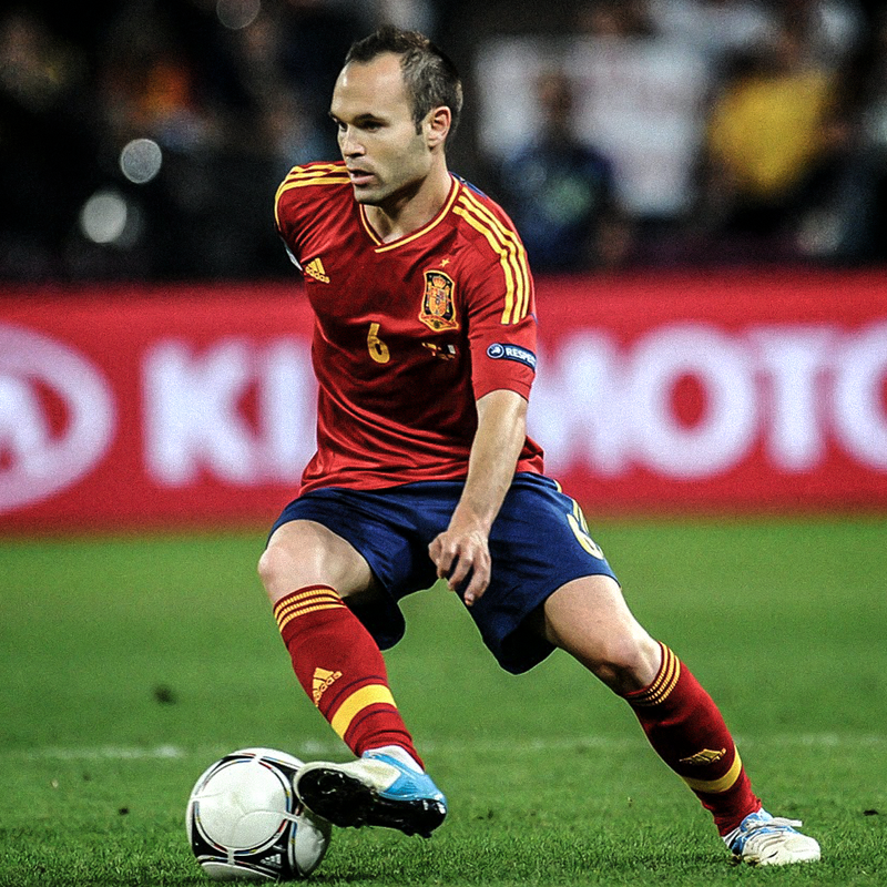 Jersey Iniesta Espanha 2010 Legend