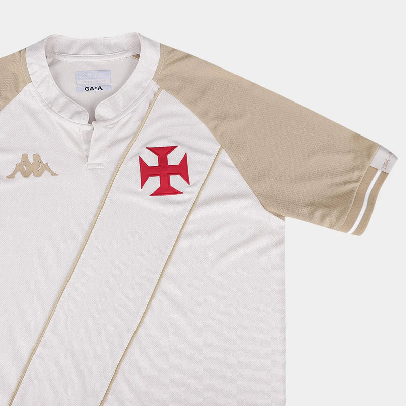 Jersey Vasco III 24/25 s/n° Kombat Player Version Kappa Masculina - Bege