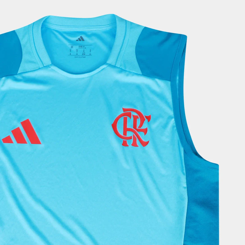 Jersey Flamengo Regata Training25/26 Azul e Vermelho