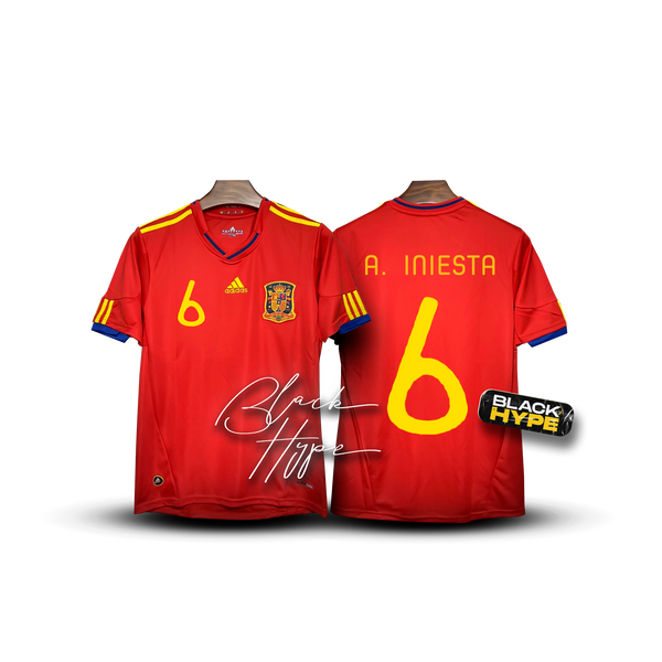 Jersey Iniesta Espanha 2010 Legend