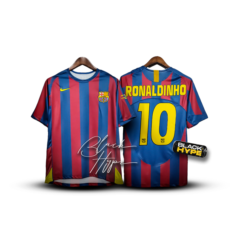 Jersey Ronaldinho Gaúcho Barcelona 2005 Legend