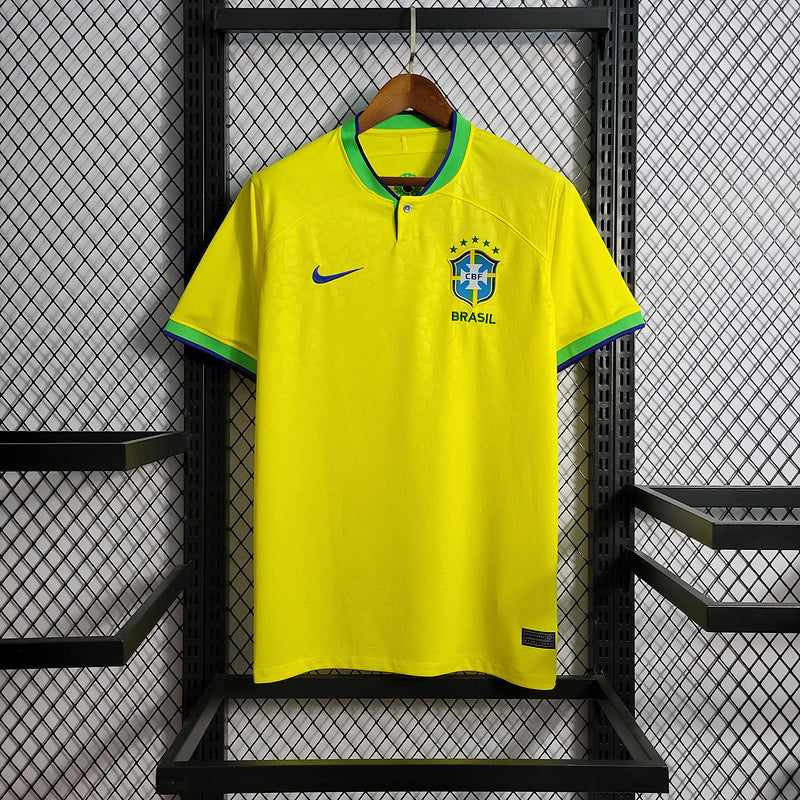 Camisola Brasil Copa do Mundo l 22/23 Amarela