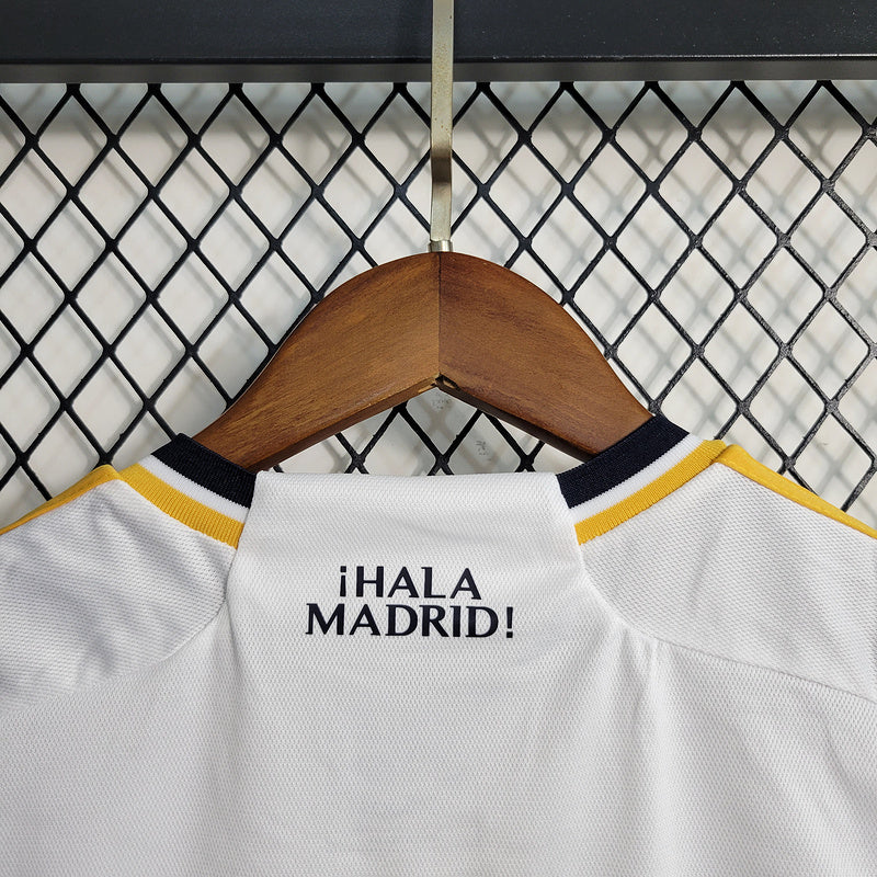 Kit Infantil Real Madrid - Home 23/24 - Branco