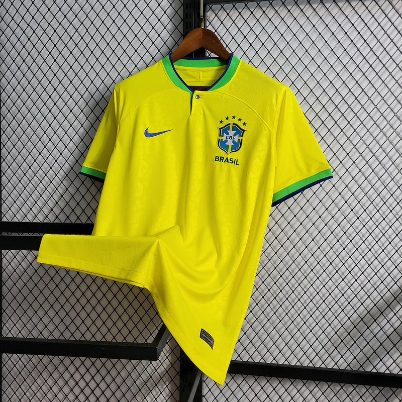 Camisola Brasil Copa do Mundo l 22/23 Amarela