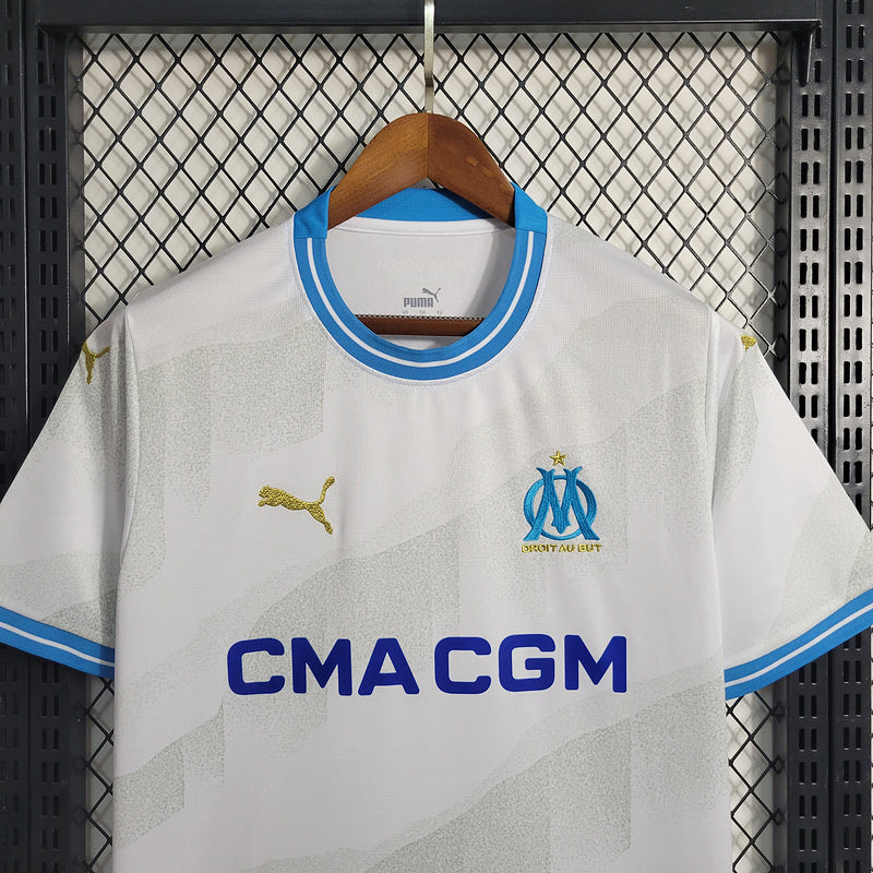 Camisola Olympique de Marseille I 23/24 Puma - Branco