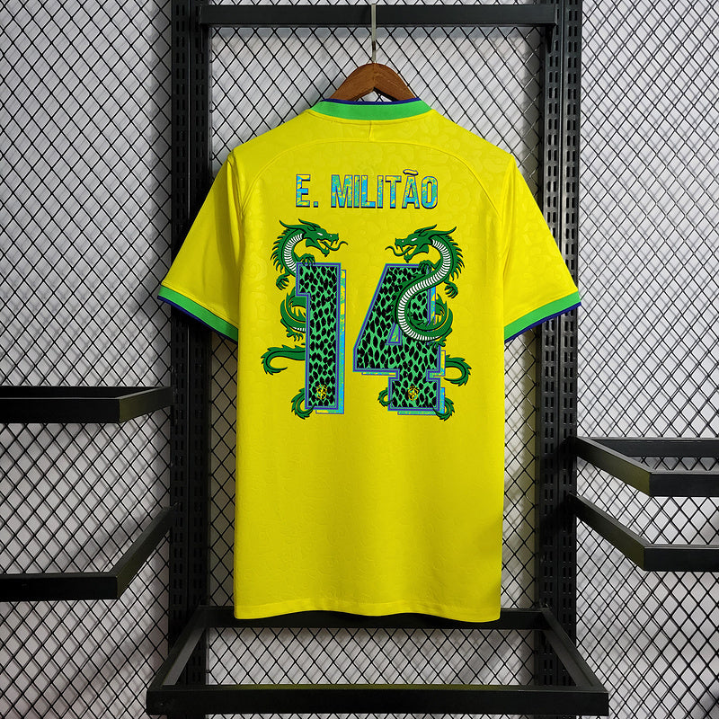 Camisola Brasil Copa do Mundo l 22/23 Amarela