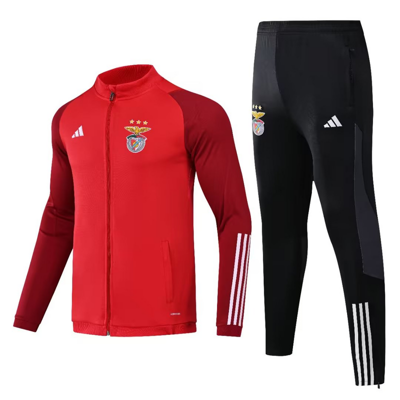 Conjunto Benfica 23/24 Vermelho - Adidas - Com Fecho