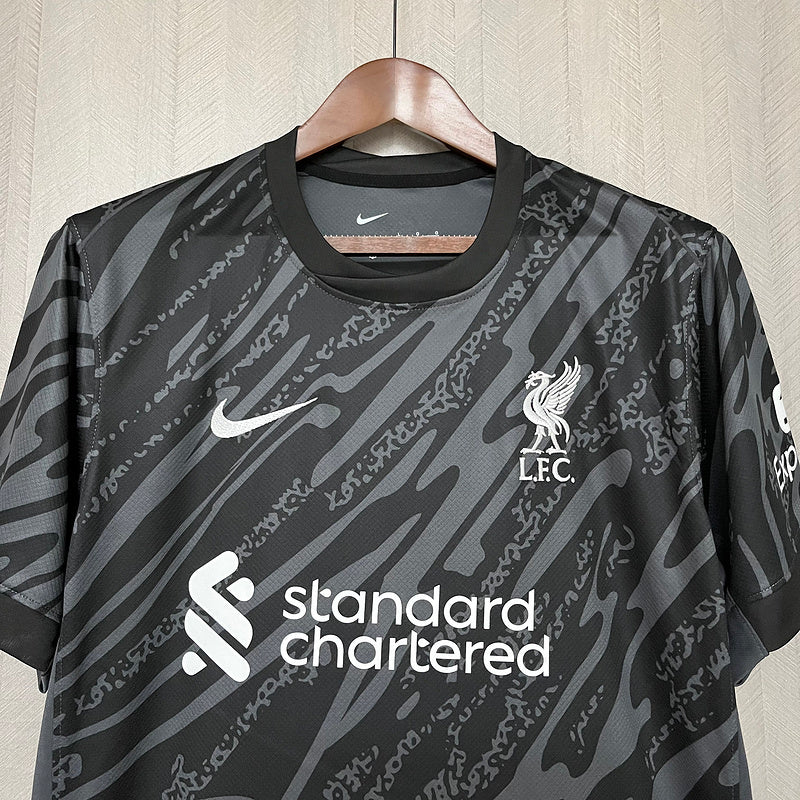 Camisola Liverpool Goleiro 24/25 Preta