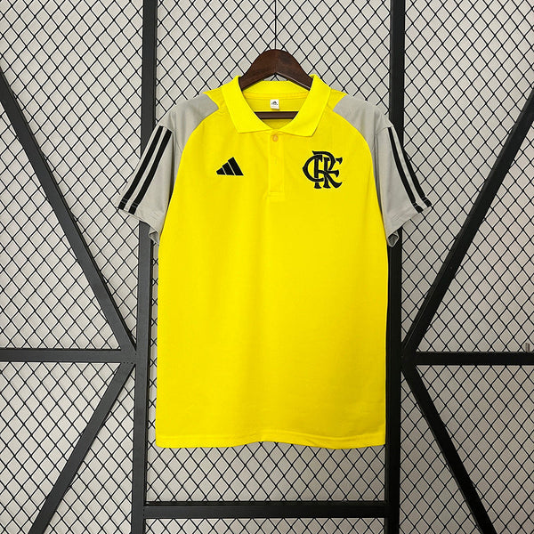 Jersey Flamengo Training24/25 Amarelo Polo