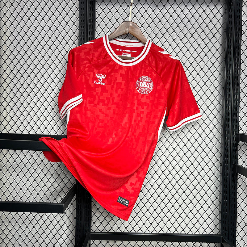 Camisola Seleção Dinamarca 24/25 - Home - Vermelha