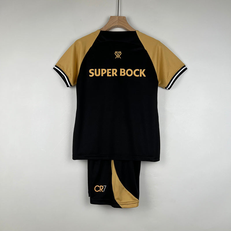 Kit Infantil Sporting Portugal 23/24 - Preto