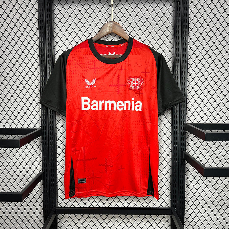 Jersey Bayer Leverkusen 24/25 - Vermelha Home