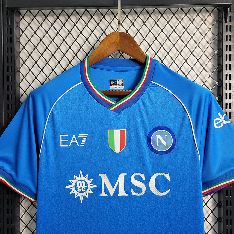 Camisola Napoli Home I 23/24 Kappa - Azul