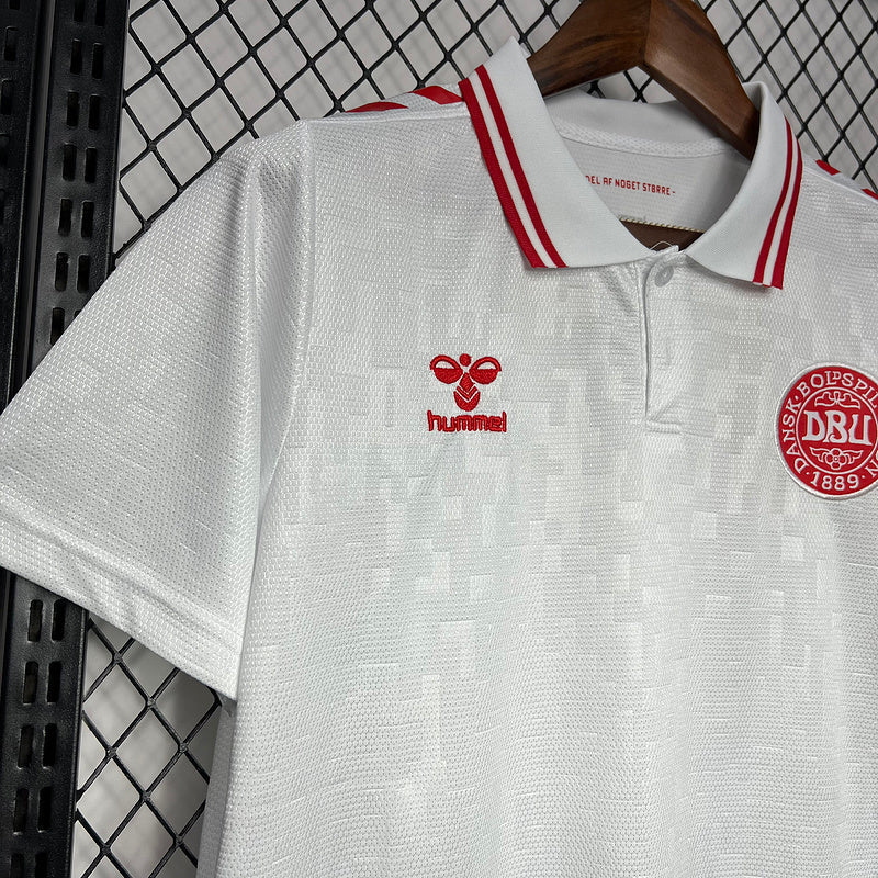 Camisola Seleção Dinamarca 24/25 - Away - Branco