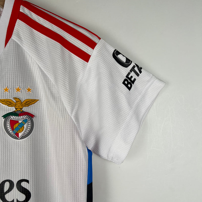 Kit Infantil Benfica Third 23/24 - Branco