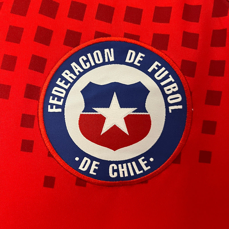 Camisola Chile 24/25 Home I - Vermelho