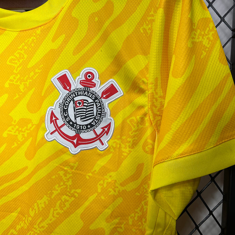 Camisola 24/25 Corinthians Goleiro - Amarelo