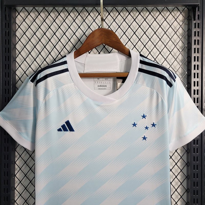 Camisola Cruzeiro Feminino Away II 23/24 Adidas - Branco