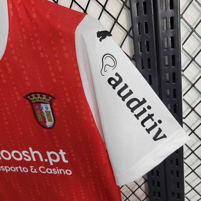 Camisola Braga I 23/24 Puma - Vermelho