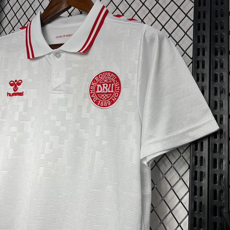 Camisola Seleção Dinamarca 24/25 - Away - Branco