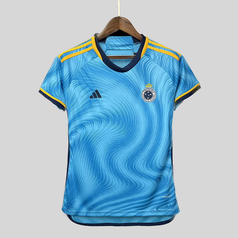 Camisola Feminina Cruzeiro Third 23/24 Adidas - Azul