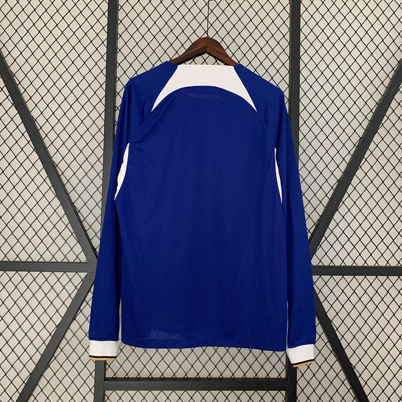 Camiseta Chelsea Manga Longa 23/24 Home I