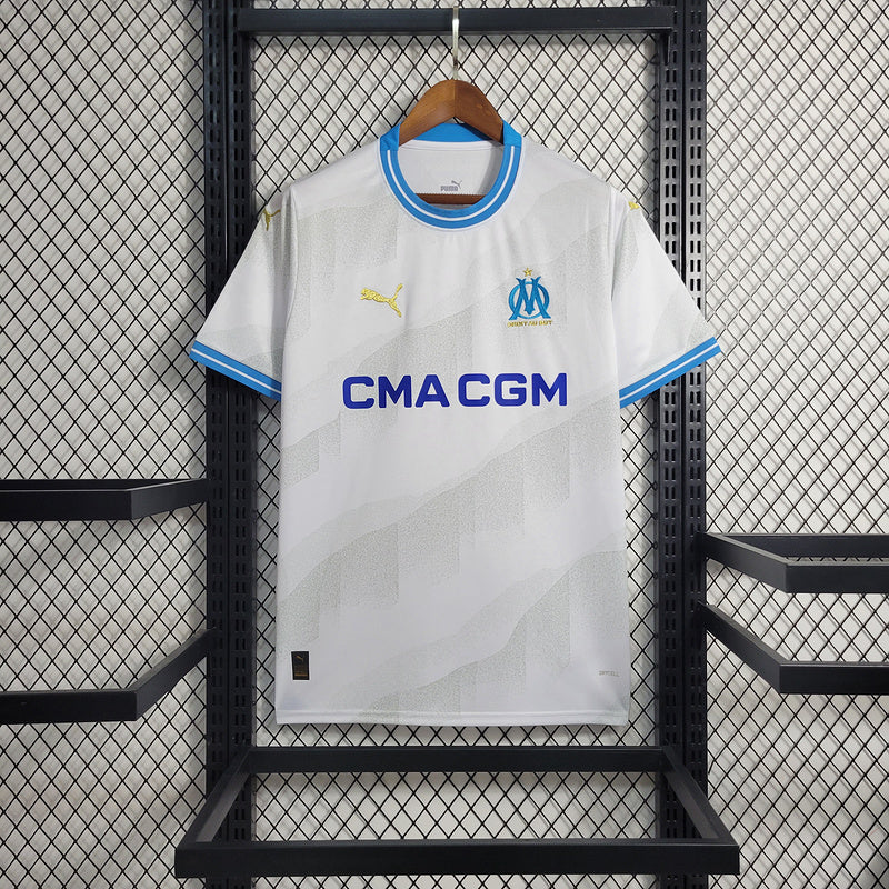 Camisola Olympique de Marseille I 23/24 Puma - Branco