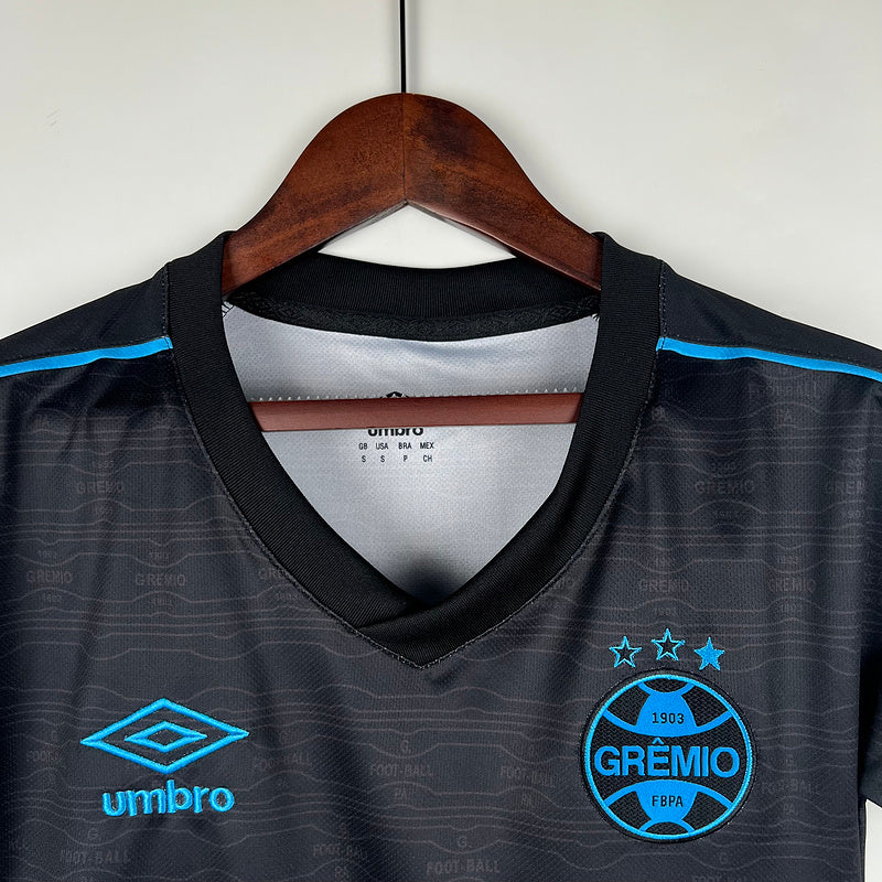 Camisola Feminina Grêmio 23/24 Third - Preto