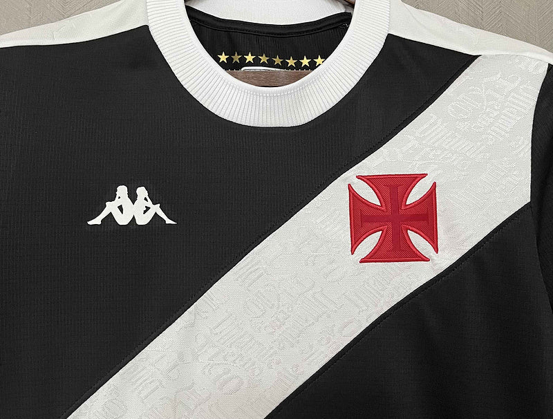 Camisa Feminina do Vasco da Gama 24/25 Home - Preto