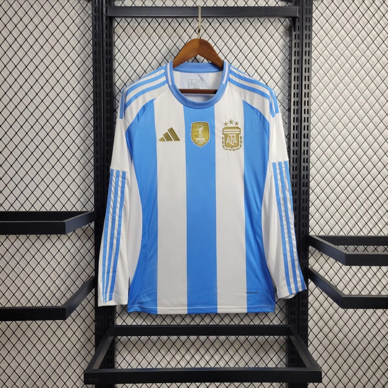 Camisola Argentina Manga Longa 24/25 Home