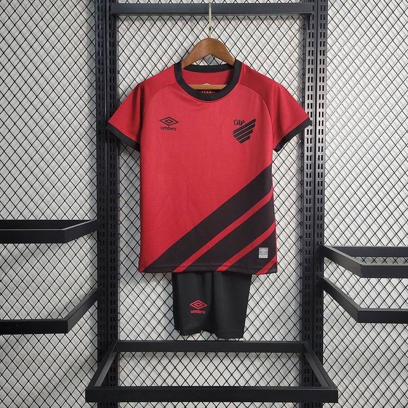 Kids Athletico Paranaense l 2023∕24 Preto-Vermelho