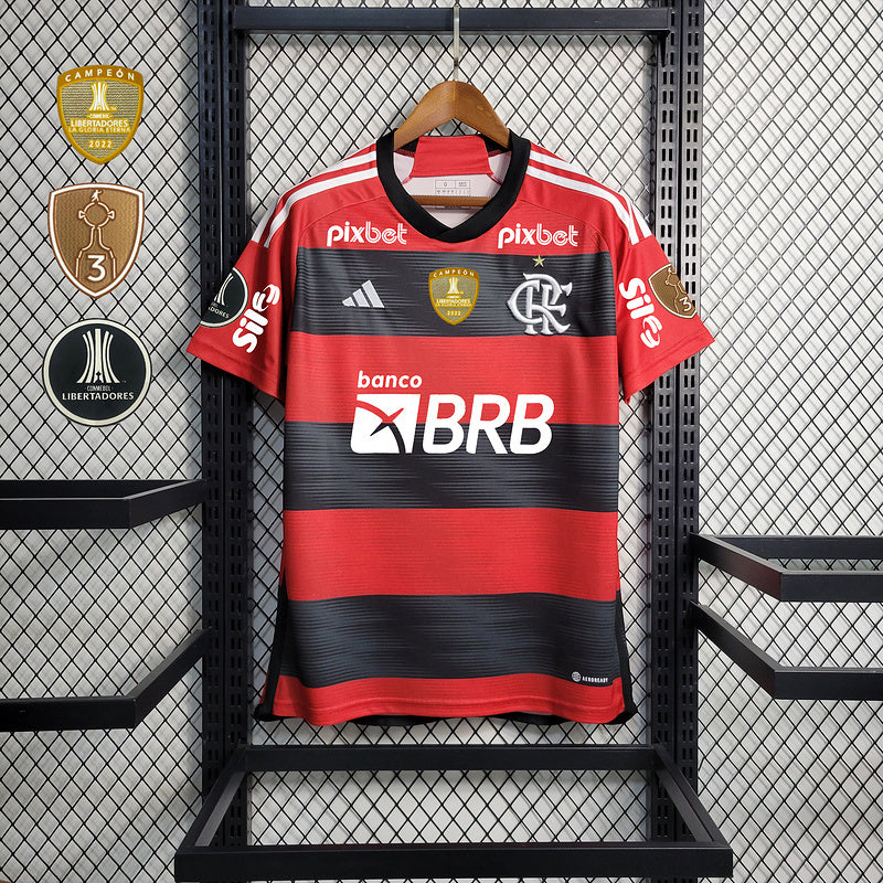 Camisola Flamengo All Sponsors + Patches