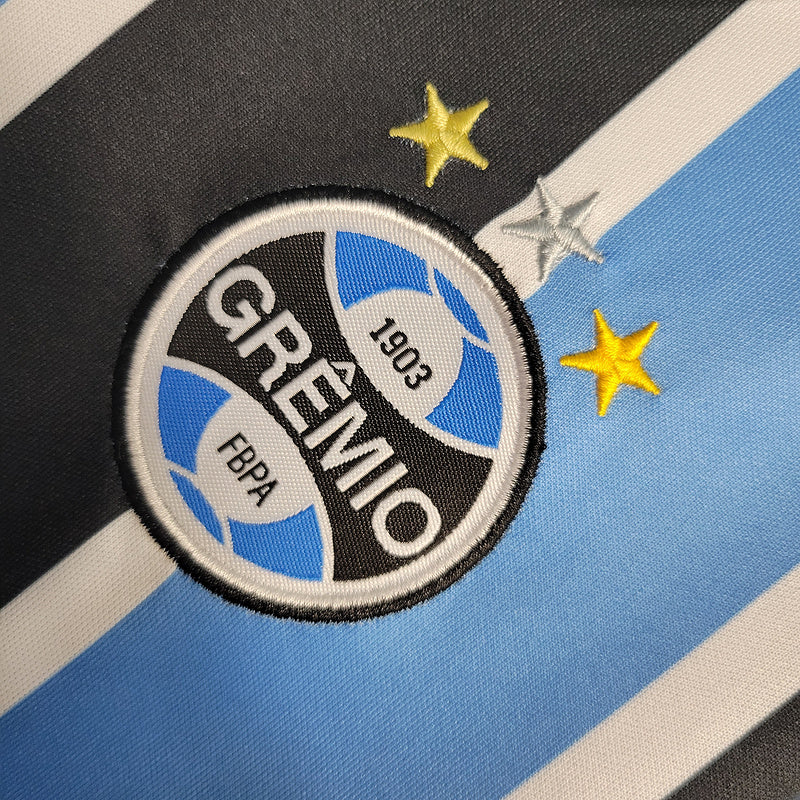 Kit Infantil Grêmio Home 23/24 - Azul/Preto