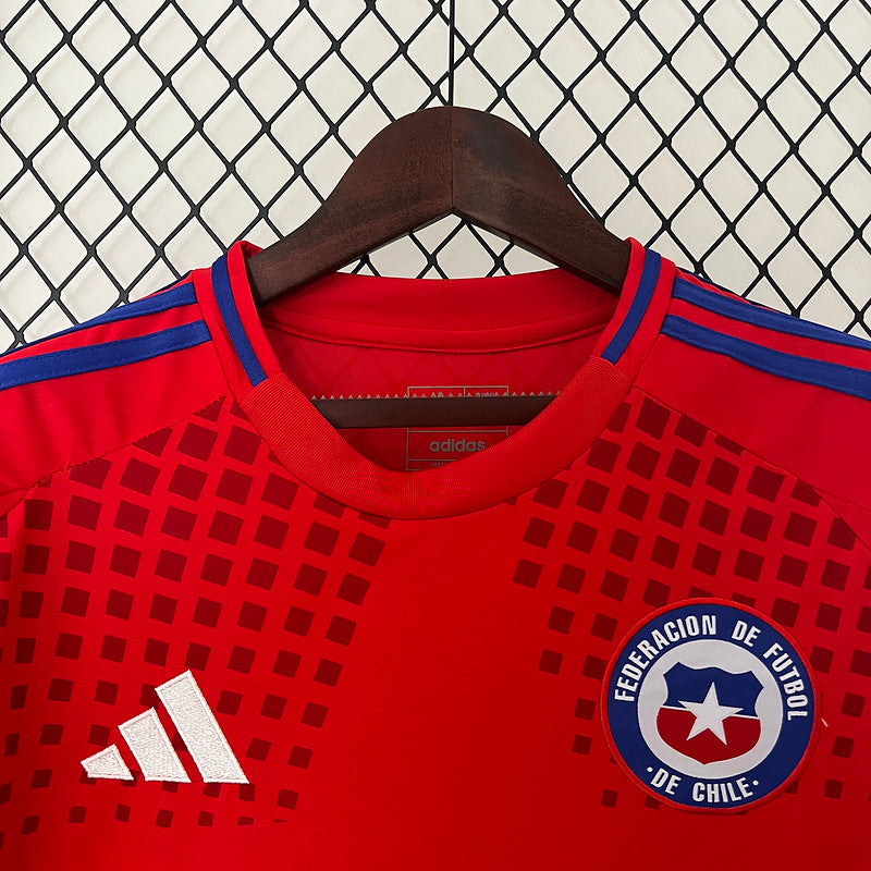 Camisola Chile 24/25 Home I - Vermelho