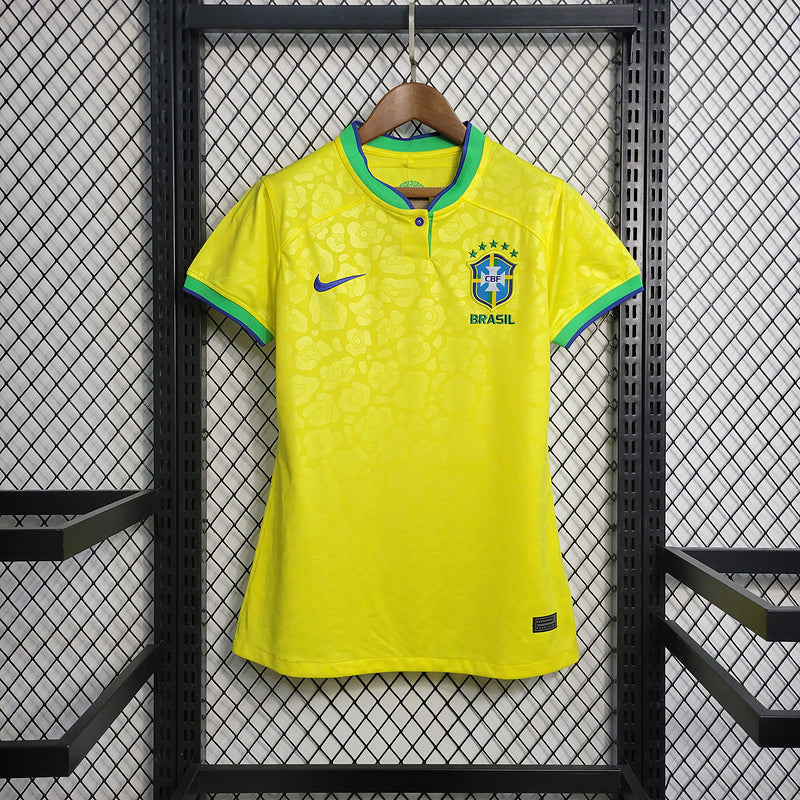 Camisola Seleção Brasil Feminino l 22/23 - Amarelo