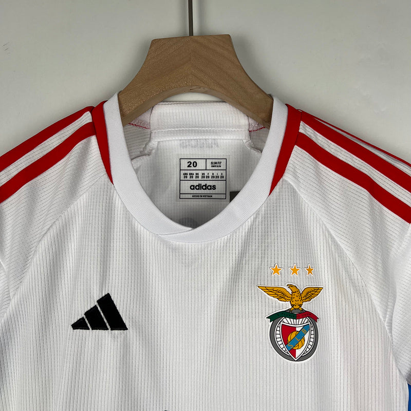 Kit Infantil Benfica Third 23/24 - Branco