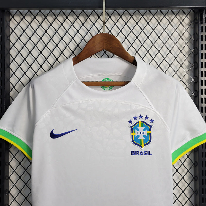 Camisa Seleção Brasil Feminino 22/23 - Branco