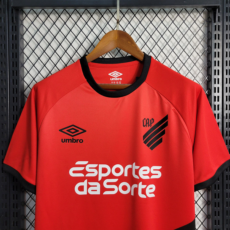 Camisola Athletico Paranaense Home 23/24 - Vermelho