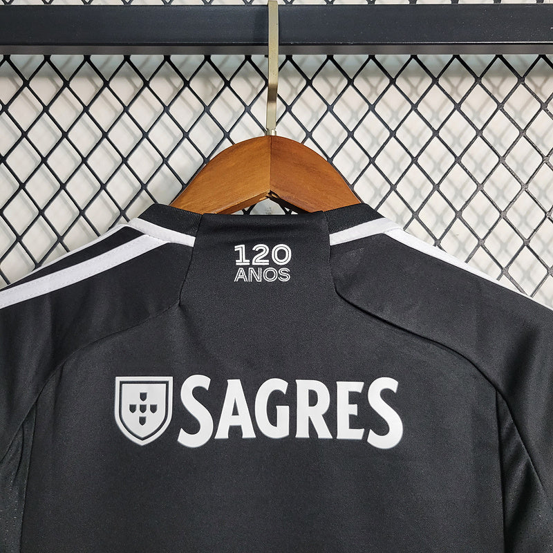 Kit Infantil Benfica Away 23/24 - Preto